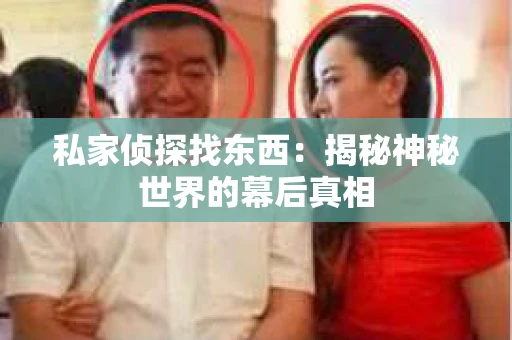 私家侦探找东西：揭秘神秘世界的幕后真相