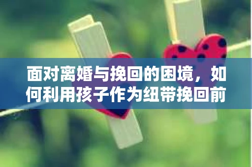面对离婚与挽回的困境，如何利用孩子作为纽带挽回前夫的技巧？